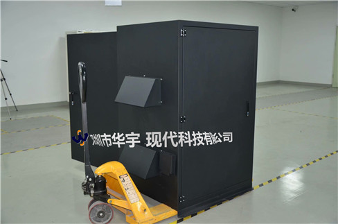 我司21號(hào)發(fā)貨浙江，為浙江某公司提供定制款恒溫恒濕戶外投影儀安裝柜(圖1)