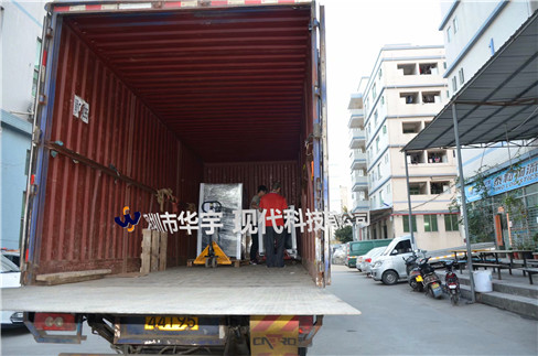 我司21號(hào)發(fā)貨浙江，為浙江某公司提供定制款恒溫恒濕戶外投影儀安裝柜(圖4)